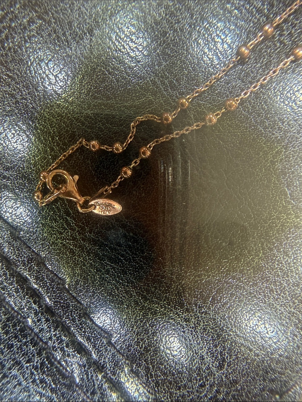 Delicate Rose Gold Layered Necklace - Women Jackets & Coats Accessory - Picture 5 of 6